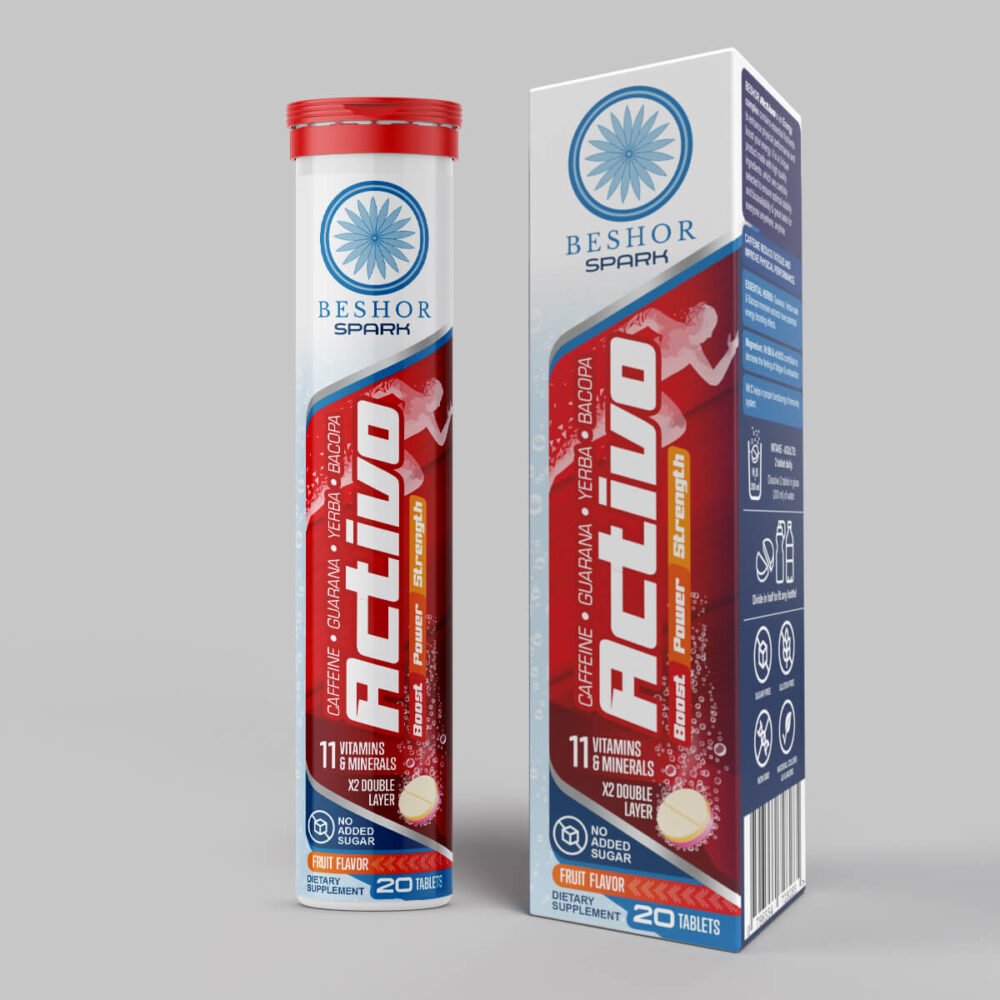 ACTIVO box and tube-probiotics for gut health